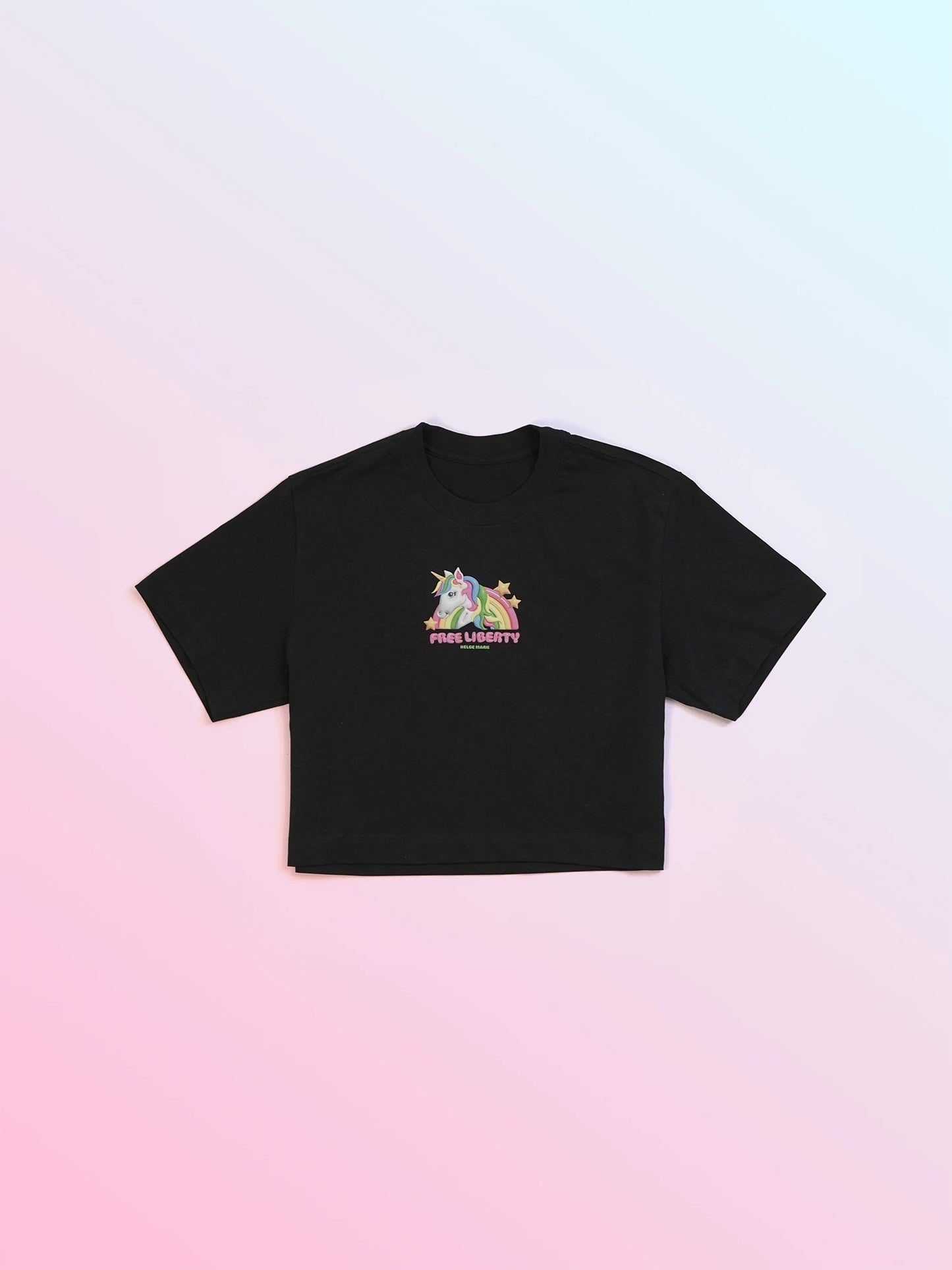 Free Liberty Crop Top - Schwarz