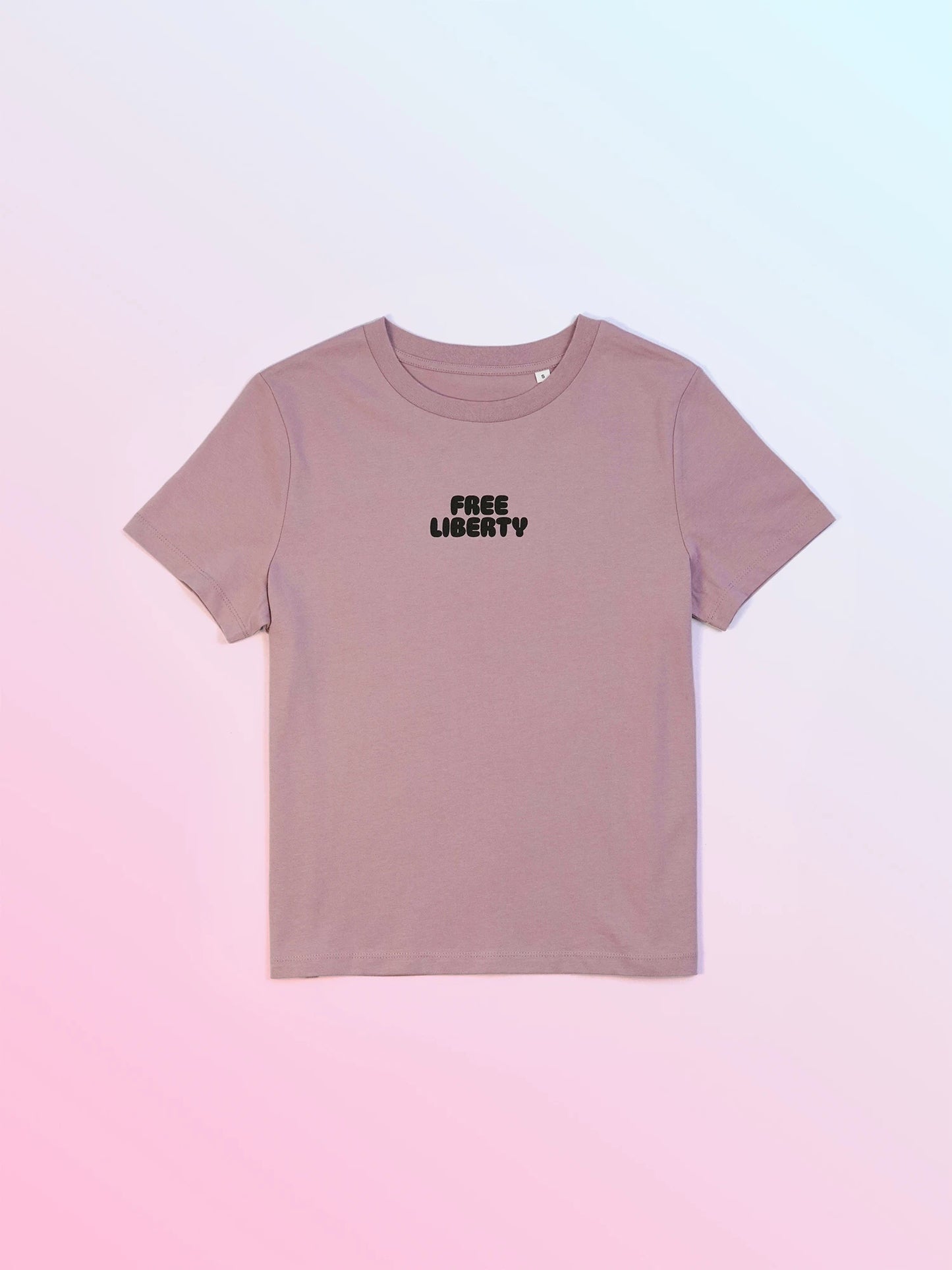 Free Liberty – T-Shirt, Pastellrosa