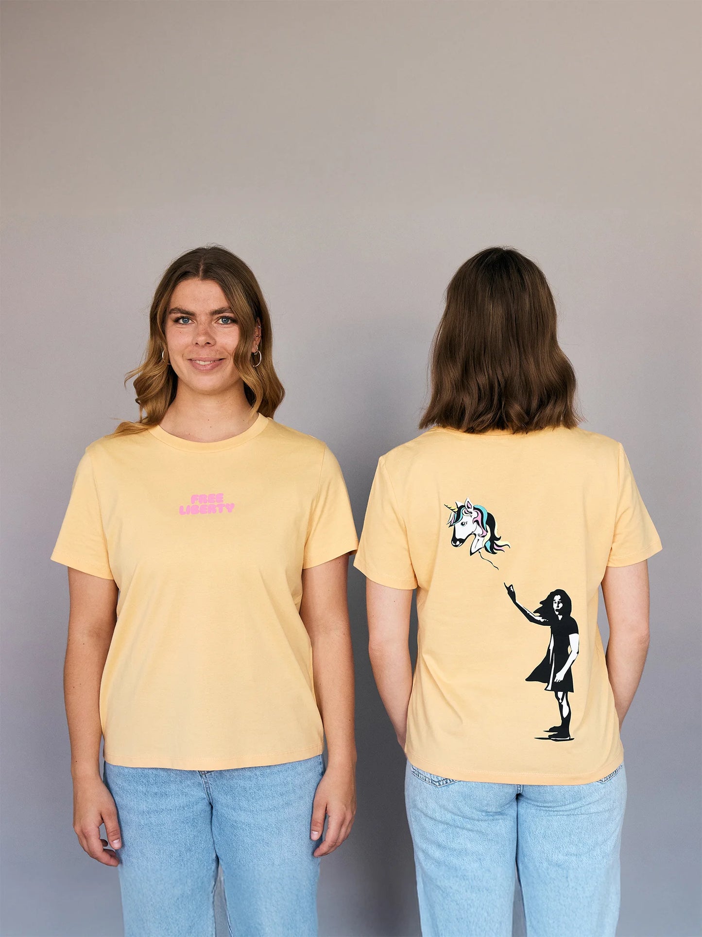 Free Liberty – T-Shirt, Butter Yellow