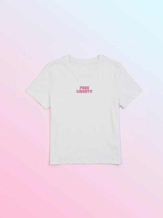 Free Liberty – T-Shirt, White