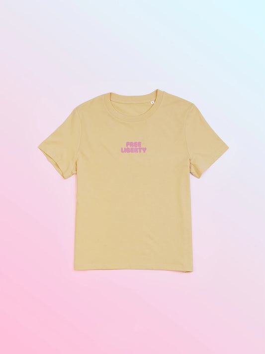 Free Liberty – T-Shirt, Butter Yellow