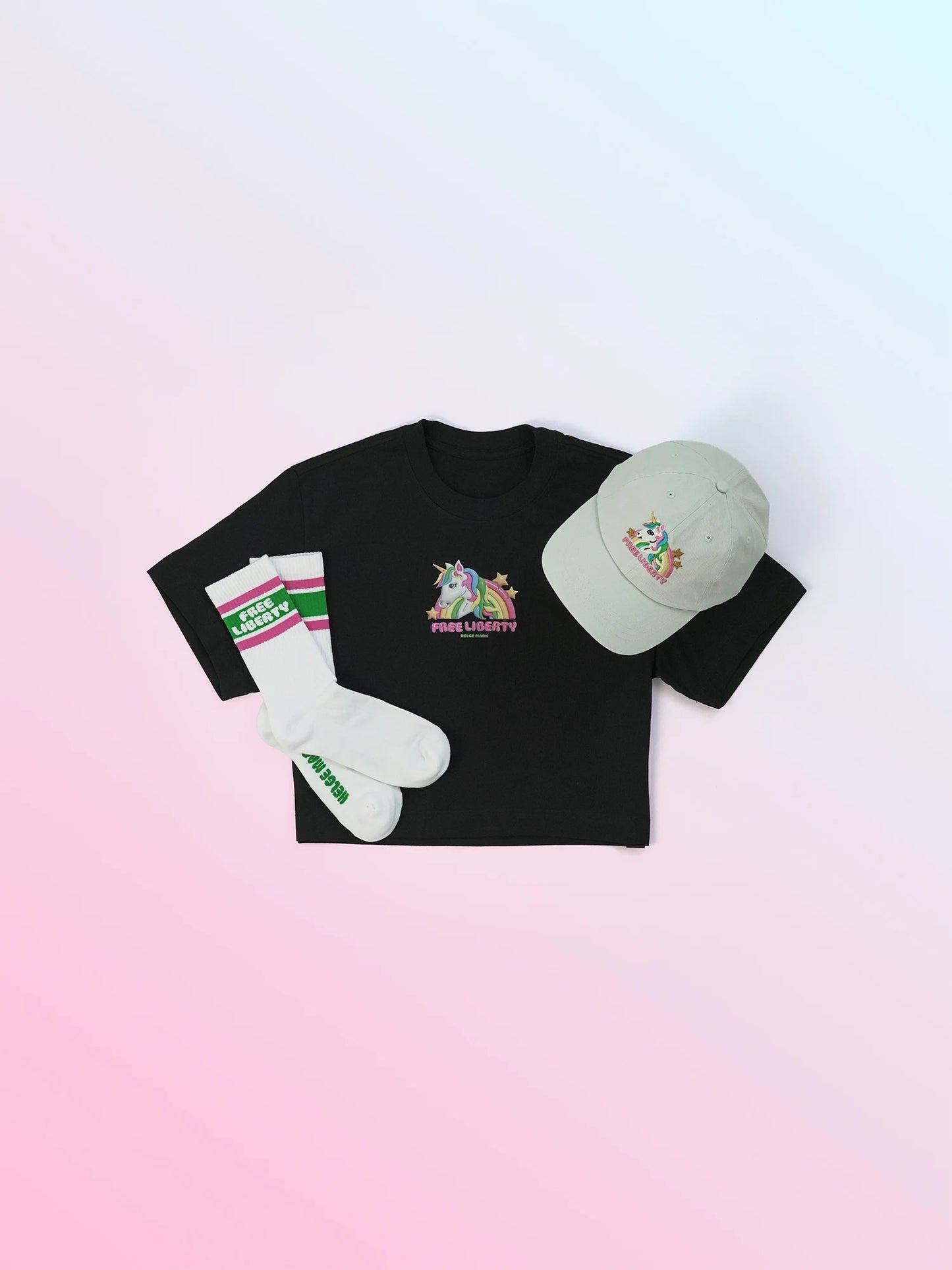 Crop-Top - Bundle (Mintgrüne Kappe)