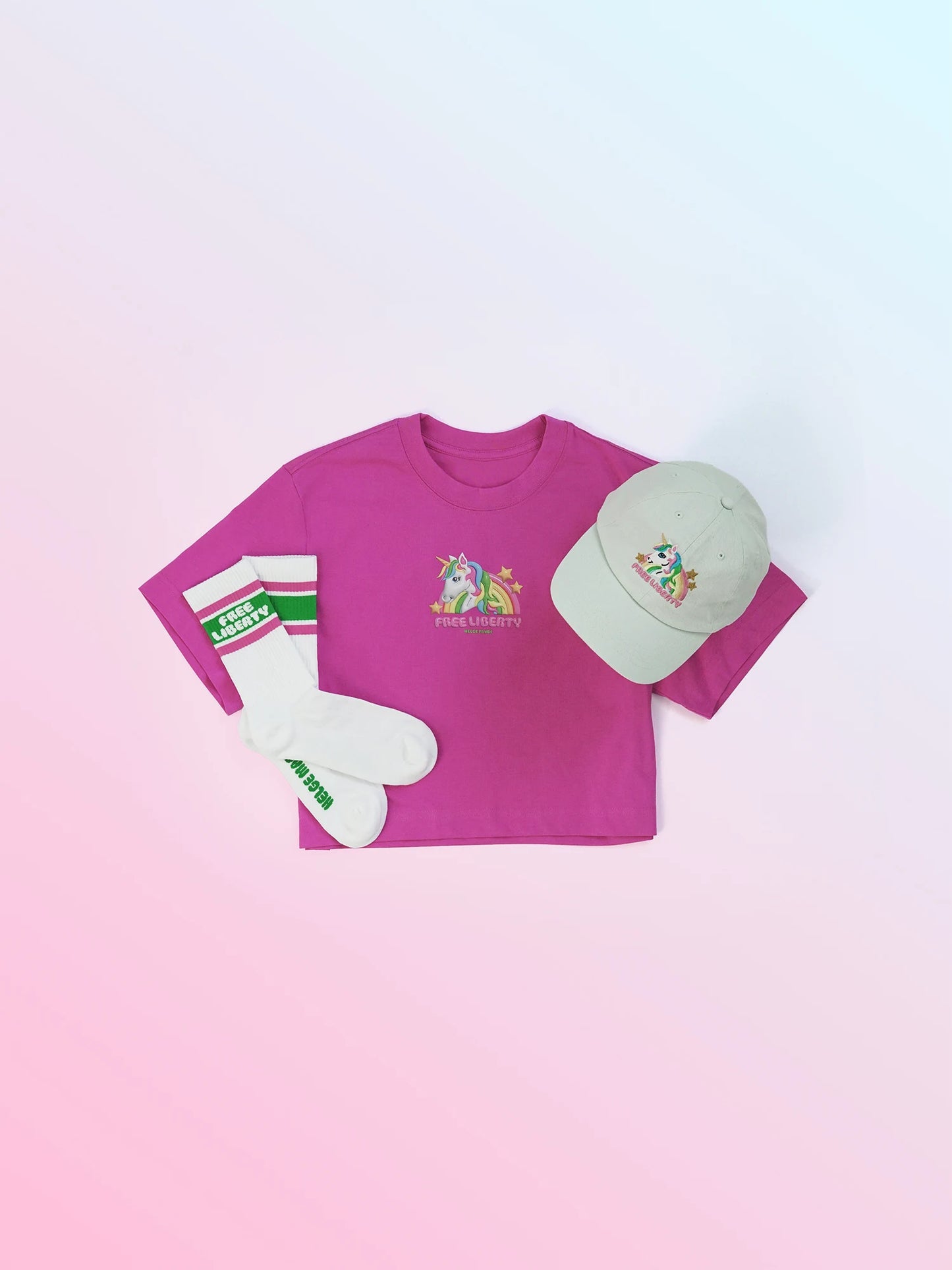 Crop-Top - Bundle (Mintgrüne Kappe)